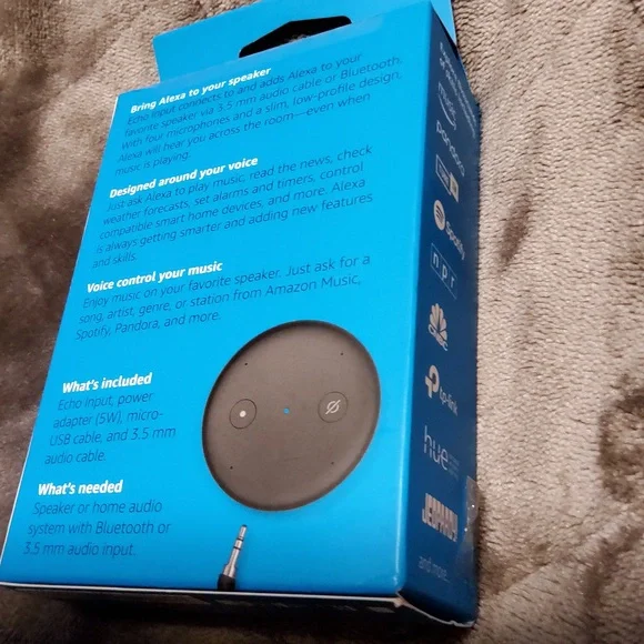 Amazon Echo Input in Blue - Picture 2 of 2